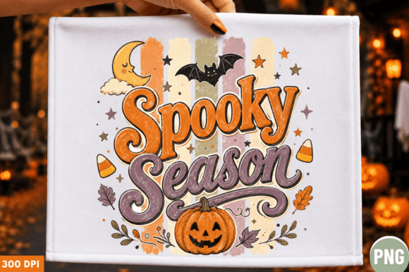 Download Spooky Season Retro Halloween PNG T-shir - Retro halloween png Collection