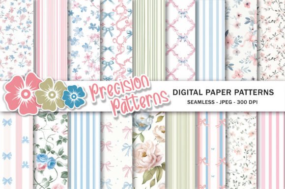 Download Grandmillenial Digital Paper Pack - Digital paper pack Collection