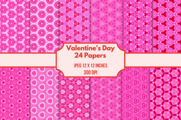 Download Valentine's Day Digital Paper Pack - Digital paper pack Collection