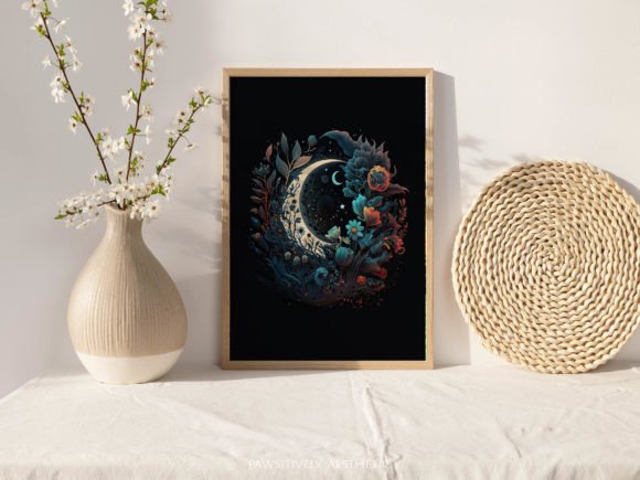 Download Boho Moon Printable Wall Art - Moon printable Collection