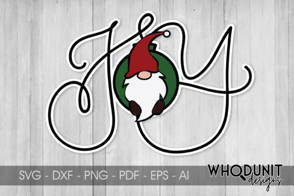 Download Christmas Gnome SVG | Joy Gnome Cut File - Cut file Collection