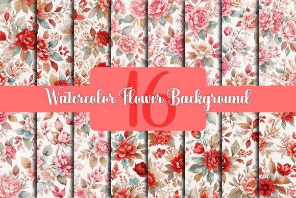 Download Watercolor Flower Background - Premium Resources