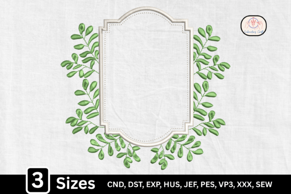 Download Floral Elegant Monogram Frame - Premium Resources