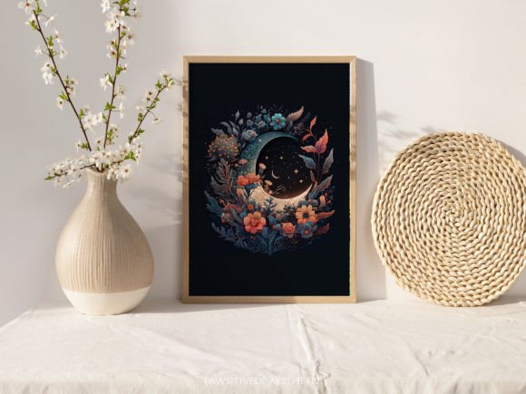 Download Boho Moon Printable Wall Art - Moon printable Collection