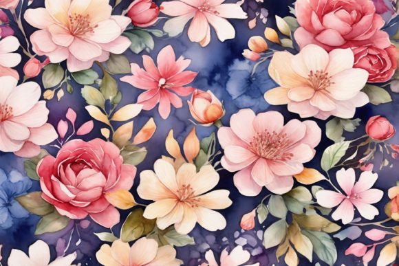 Download Watercolor Flower Background - Watercolor flower background Collection