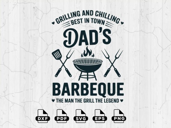Download BBQ SVG, Dad's Bar and Grill Cut Files - Cut file Collection