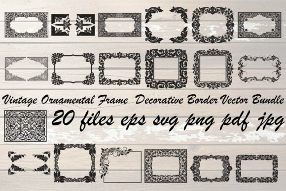 Download Vintage Ornamental FrameDecorative - Premium Resources