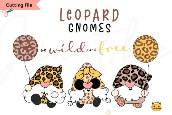Download Gnome Svg Set Leopard Gnome Cut File - Cut file Collection